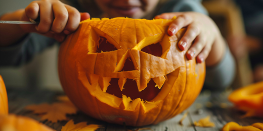 Georgs Kuerbishof Inchenhofen Dekoidee Zierkuerbisse Kuerbisschnitzen Halloween Kürbisgeister - georgs-kuerbishof.de